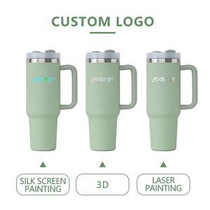 Tùy chỉnh đôi tường cách điện lớn cốc cà phê 40 oz cốc cốc phiêu lưu cốc thép không gỉ du lịch <span class=keywords><strong>Mug</strong></span> với xử lý - Product Image 5