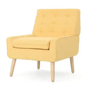Новый Акцент стул для гостиной середины века обитый одиночный стул для гостиной