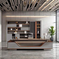 Bureau de direction de luxe pour PDG et managers, mobilier de bureau