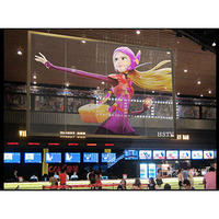 Écran mené flexible transparent de film de fenêtre en verre de signe de rideau d'intérieur P3.9-7.8 mince superbe pour la publicité de magasin