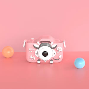 Cámara Digital WiFi con Forma de Vaca para Niños, Juguete con Cámara Dual de 2000W, Video Full HD, Pantalla de 2.3 Pulgadas, Material ABS, Fotografía con un Clic - Product Image 4