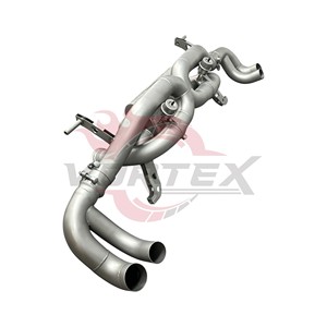 Vortex ท่อไอเสียวาลเวตเตอร์สแตนเลสสตีลสำหรับรถ Audi R8 V10 5.2L รถแข่งประสิทธิภาพ2023พร้อมท่อไอเสียป้องกันความร้อน - Product Image 2