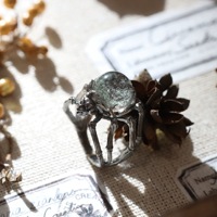 Bague Unisexe en Alliage de Verre Électroplaqué, Style Gothique Sombre, Punk Rétro, Nouveau Design Créatif Européen et Américain, Motif Araignée et Crâne, Personnalisation Prise en Charge