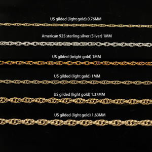 אופנה אמריקה שרשרת שרשרת זהב 14 קראט שרשרת סינגאפורה למכירה חמה לתכשיטים - Product Image 2