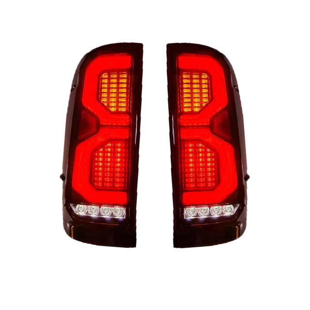 12V LED Tail Lights for Toyota Hilux Vigo Driving Turning Brake Reverse High Visibility LED Tail Lamps