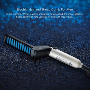 Electric <strong>Hair</strong> <strong>Straightener</strong> Professional Brush <strong>Men</strong> Quick Beard <strong>Straightener</strong> Styler Comb <strong>Hair</strong> Straightening <strong>for</strong> <strong>Men</strong> - Product Image 5