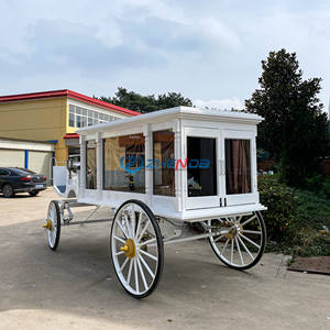 Hearse Bestattungs wagen Bestattungs wagen Pferd gezogen Leichen wagen zum Verkauf Hearse Van Fabrik preis - Product Image 4