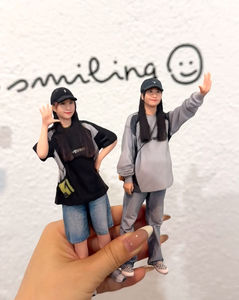 Mini Me 3D retrato muñeca persona Real 3D impresión fotográfica resina Color personalizado 9-15-18cm figuritas de juguete de dibujos animados nueva condición - Product Image 6