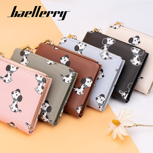 กระเป๋าสตางค์สั้นผู้หญิง Baellerry ลายสัตว์ พับสองตอน กระเป๋าใส่เหรียญแบบมีซิป ใช้ได้ทุกวัน - Product Image 3