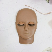 Tête de mannequin d'extension de cils en caoutchouc Xiujiesi Flat Eyelash Training Doll