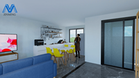 Villa de luxe modulaire moderne à 4 chambres, isolée thermiquement, à faible encombrement, pour appartement ou chalet préfabriqué – Prix abordable