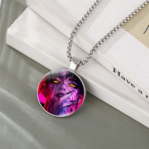 Collar de Moda Antideslustre Hipoalergénico de Acero Inoxidable 316l con Diseño de Dibujos Animados Kpop Demon Hunters para Mujeres y Hombres - Product Image 2