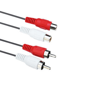 Cavo di Prolunga 2RCA Maschio a 2RCA Femmina, Cavo Audio <span class=keywords><strong>per</strong></span> Trasmissione Dati Video ad Alta Definizione <span class=keywords><strong>per</strong></span> TV, Altoparlanti, <span class=keywords><strong>Home</strong></span> Theater - Product Image 2