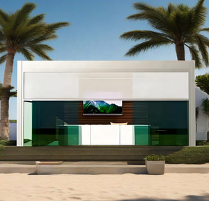 Taille personnalisable luxe aluminium rétractable électrique pliable pergola à toit en persiennes étanche extérieur Pergola pression nature - Product Image 6