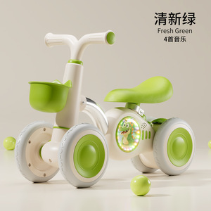 Bicicleta de equilibrio para bebés y niños pequeños - un gran herramienta para la cuidadela infantil. Bicicleta andadora para bebés de 1 a 4 años, scooter sin pedales, de cuatro ruedas - Product Image 2