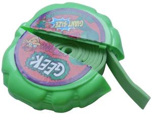 Grands rouleaux de gomme à bulles en boîte de 50g, gomme à mâcher hala, gomme énergétique - Product Image 4