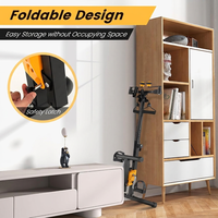 Vélo de fitness pliable portable à poser sous le bureau, appareil d'exercice pour les bras et les jambes à domicile, idéal pour les personnes âgées