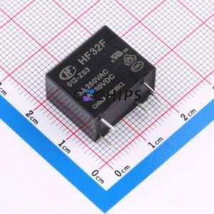 HF32F/012-ZS3 Power Relay Through hole,10.2x18.4mm Relay 12V 1 Changeover: 1C (SPDT-Changeover)::: 5 250V-AC/30V-DC - Product Image 1