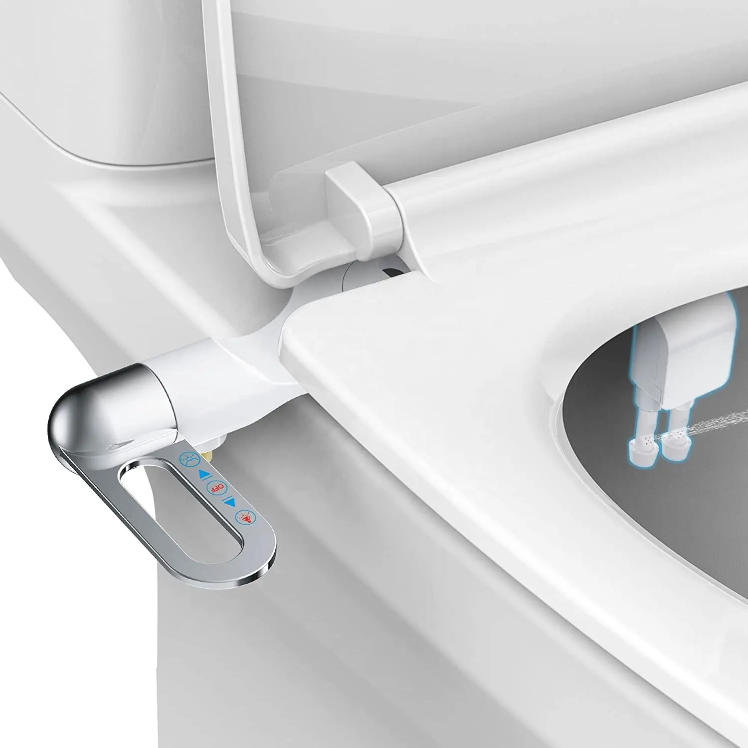 OEM/ODM Phito bide süper ince ve ince çift yıkama nozulları tuvalet bide eki ucuz olmayan elektrikli mekanik WC bide tuvalet