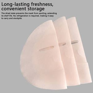 Y173 OEM Sakura Fiber Freeze-Dried Waterless Solid Disposable Water-Activated Dry Face Cloth Paper Facial <span class=keywords><strong>Mask</strong></span> Sheet Material. - Product Image 4
