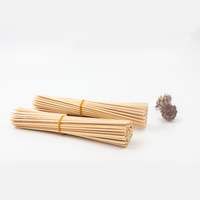 Brochettes de barbecue en bois de bambou plat, prix Direct usine
