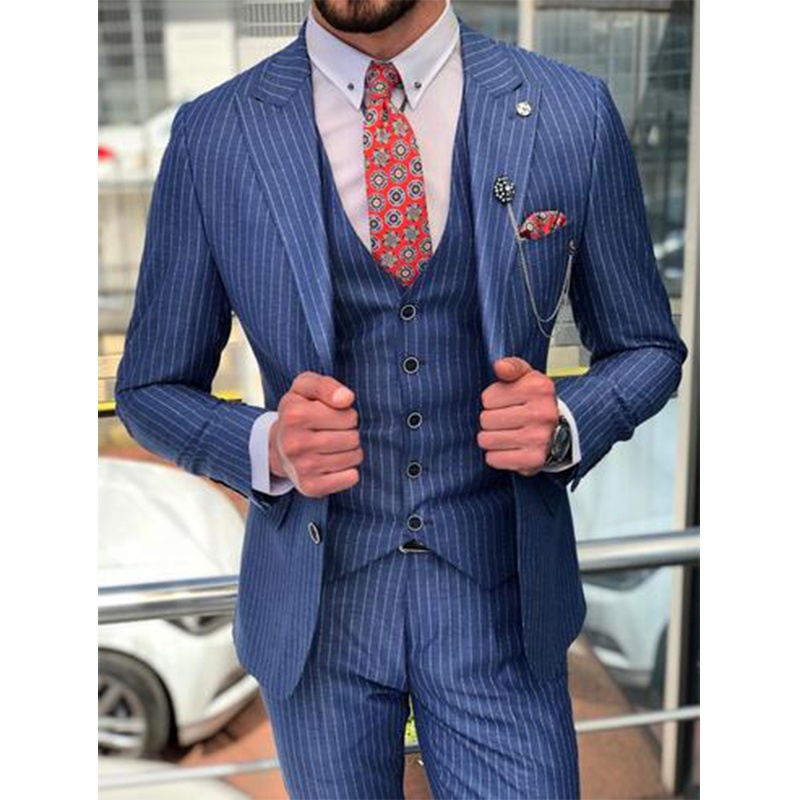 Venta al por mayor traje azul marino con rayas-Compre online los mejores traje  azul marino con rayas lotes de China traje azul marino con rayas a  mayoristas | Alibaba.com