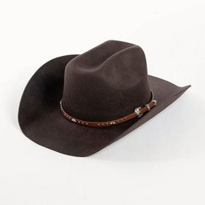 Sombrero Mexicano Occidental con Ala Enrollada, Estilo Fedora, Unisex, Casual, para Viajes, Fiestas, Pesca, Cuatro Estaciones, Bordado 3D, Estilo Vaquero - Product Image 5
