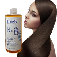 Crème réparatrice professionnelle pour cheveux abîmés, anti-casse, à l'huile d'argan biologique, formule concentrée BLONDEPLEX 400 ml