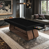 Américain 6ft 7ft 8ft 9ft Combo Game Table Snooker & Dining Billard Table de Billard