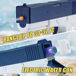 Rapid Fire Water Blaster 60ML Pistola de agua eléctrica con diseño de PISTOLA DE PULVERIZACIÓN continua para niños Perfecta diversión de verano al aire libre - Product Image 2