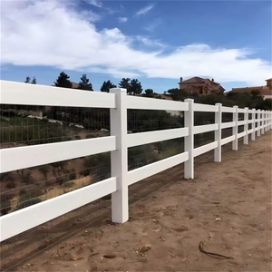 Durevole PVC bianco personalizzato PVC pannelli di recinzione del cavallo Rotproof e impermeabile PVC scherma Post e rotaie per la scherma del cavallo - Product Image 6