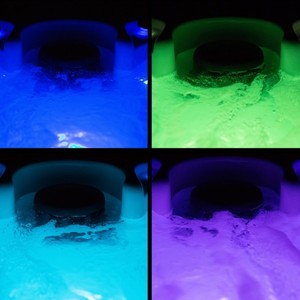 Lusso 4 persone bianco acrilico esterno idromassaggio vasca idromassaggio sistema di controllo moderno Freestanding per alberghi case moderne - Product Image 4