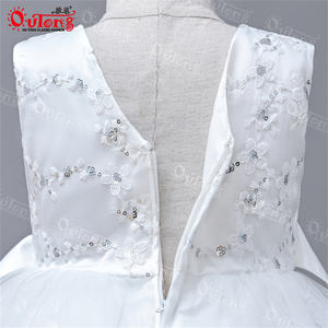 Yoliyolei-Vestido <span class=keywords><strong>de</strong></span> fiesta <span class=keywords><strong>de</strong></span> flores <span class=keywords><strong>para</strong></span> niñas, tutú <span class=keywords><strong>de</strong></span> cumpleaños superior, <span class=keywords><strong>de</strong></span> boda, blanco - Product Image 5