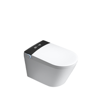 Retour à la salle de bain murale en céramique capteur de toilette intelligent électrique intelligent automatique suspendu au mur toilette intelligente