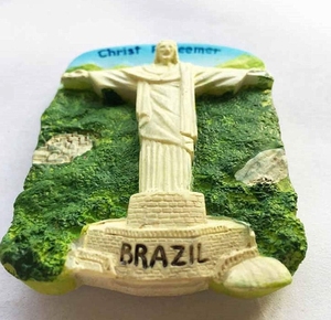 Resina <span class=keywords><strong>Rio</strong></span> de Janeiro 3D frigorifero magnete souvenir turistico. Decorazione per <span class=keywords><strong>la</strong></span> casa e <span class=keywords><strong>la</strong></span> <span class=keywords><strong>cucina</strong></span> adesivi magnetici in resina artigianale - Product Image 4