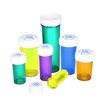 Vente en gros de flacons en plastique 8Dr 13Dr 16Dr 20Dr avec couvercle résistant aux enfants, flacons pour pilules, capsules, flacons de pharmacie, contenants, bouteilles, pots