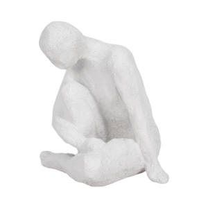 Scultura Figurativa Seduta in Resina Moderna per Arredamento Casa, Bagno, Ufficio, Soggiorno - Product Image 2