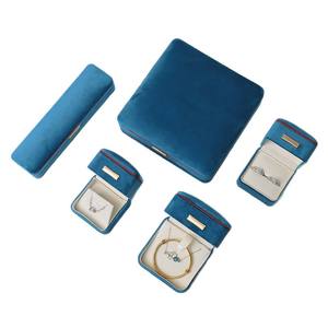Hot selling protective necklace, ring, jewelry set, flip velvet packaging - Product Image 2