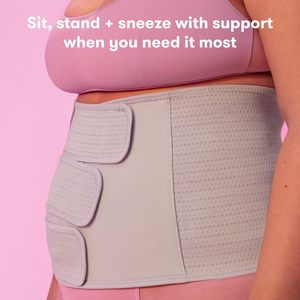 <span class=keywords><strong>Ceinture</strong></span> abdominale post-partum pour récupération après césarienne, bande <span class=keywords><strong>de</strong></span> compression fine en nylon réglable, soutien pelvien - Product Image 4