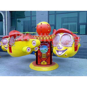 <span class=keywords><strong>Prix</strong></span> usine monnayeur LED lumières Mini 3 joueurs océan thème carrousel, Funfair Ride pour centre de divertissement familial - Product Image 6