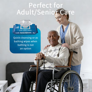 Lingettes humides biodégradables jetables OEM pour le nettoyage des toilettes, lingettes humides organiques sensibles antibactériennes pour adultes - Product Image 2