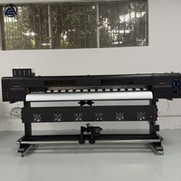 Nueva Impresora de Inyección de Tinta Eco Solvente de Formato Ancho de 1.8m con Cabezales de Impresión Duales I1600/I3200, Placa Base Hoson y Software RIP Maintop