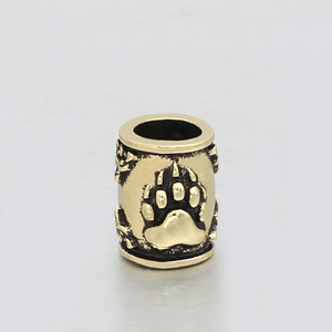 Nuevas cuentas de <span class=keywords><strong>barba</strong></span> de runa vikinga cuentas de <span class=keywords><strong>barba</strong></span> de garra de oso vikingo accesorios de dos colores al por mayor - Product Image 6