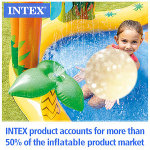 INTEX 57444 Sue piscine gonflable pour enfants maison bébé <span class=keywords><strong>pataugeoire</strong></span> <span class=keywords><strong>toboggan</strong></span> étang de pulvérisation épaissi océan piscine à balles - Product Image 2