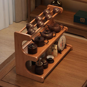 <span class=keywords><strong>ชั้น</strong></span><span class=keywords><strong>วาง</strong></span>แก้วน้ำชา<span class=keywords><strong>ไม้</strong></span>ไผ่แบบตั้งโต๊ะ <span class=keywords><strong>ชั้น</strong></span><span class=keywords><strong>วาง</strong></span>โชว์กันความชื้นสาม<span class=keywords><strong>ชั้น</strong></span>สำหรับโต๊ะห้องน้ำชา <span class=keywords><strong>ชั้น</strong></span><span class=keywords><strong>วาง</strong></span>ชาขนาดเล็ก ดินเผาสีม่วง - Product Image 2