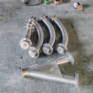 鉱業向けセラミックライニング鋼複合材SS304/316ステンレス鋼シームレスパイプ継手 - Product Image 4