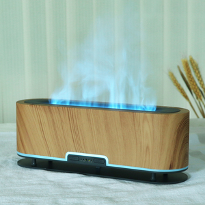 Ультразвуковой увлажнитель воздуха с эффектом пламени, диффузор для эфирных масел, имитация огня, на батарейках, 1 год работы, бытовой атомайзер для воздуха, с подставкой - Product Image 4