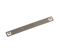 Plaque de marquage de câble gravée en acier inoxydable 316