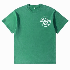 Camiseta de Algodón Grueso de 230g al Mejor Precio, Estilo Vintage Lavado, Camiseta Casual de Manga Corta para Hombre - Product Image 3