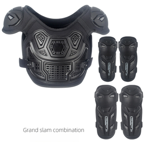 Protection transfrontalière pour enfants : protections anti-chute pour poitrine et jambes, genouillères et coudières pour moto, vélo et draisienne d'été - Product Image 1